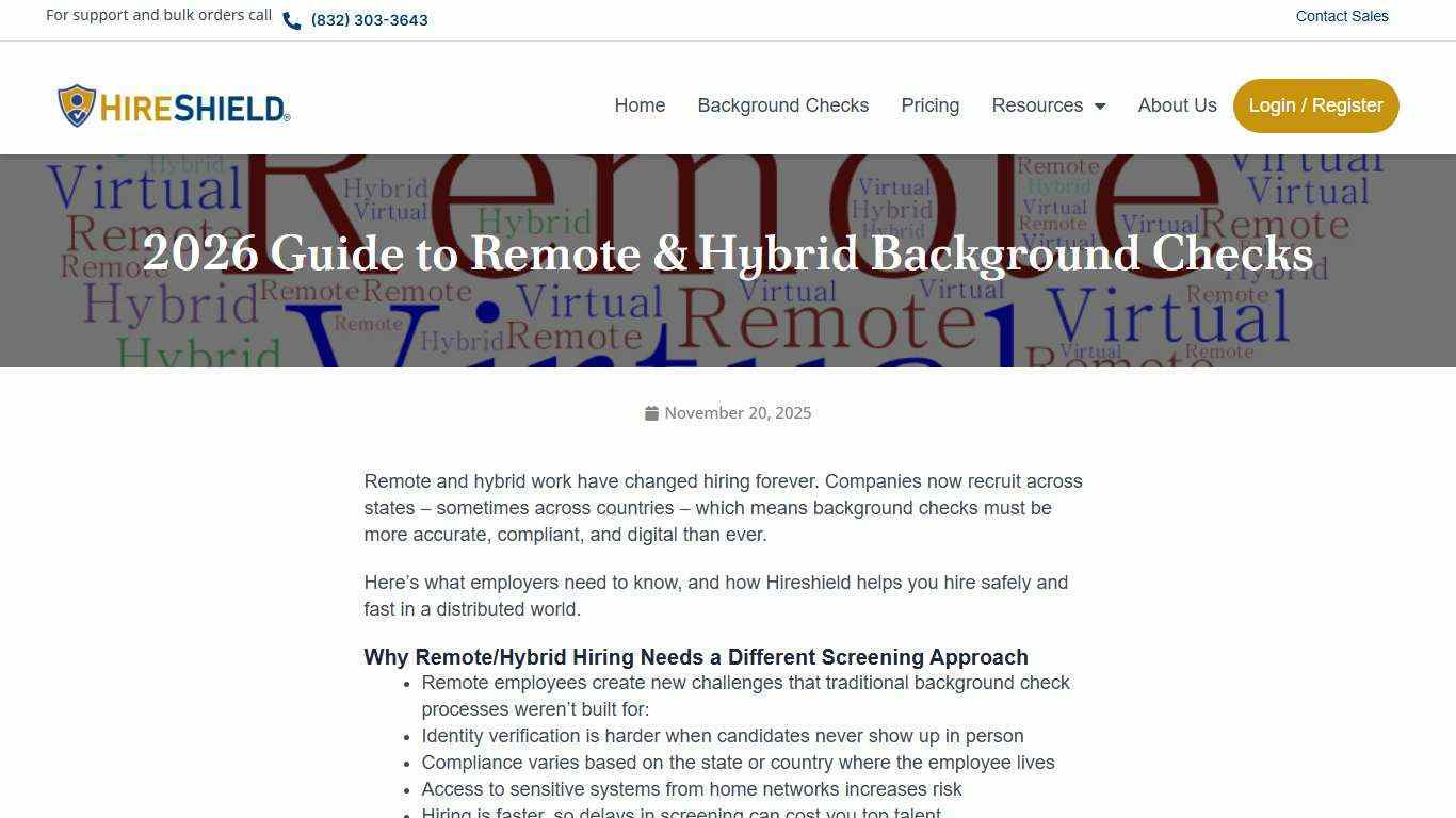 Background Checks for Remote Employees Made Easy - HireShield