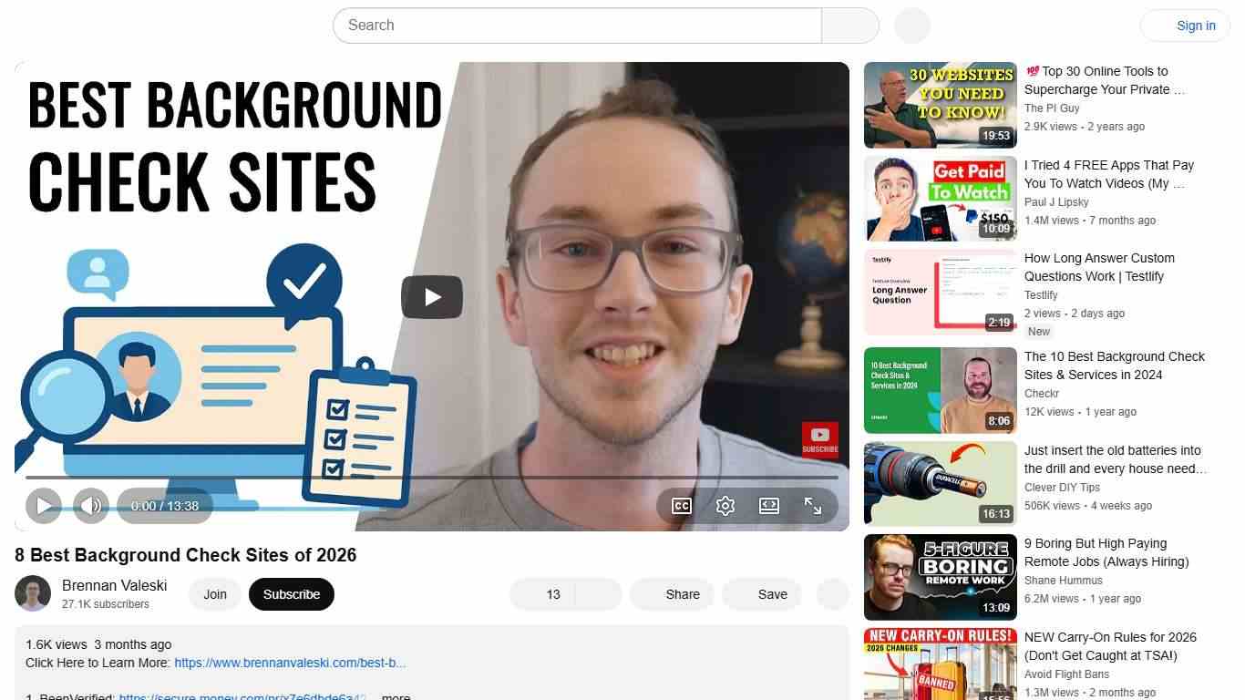 8 Best Background Check Sites of 2026 - YouTube